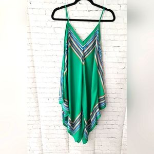 Green summer dress